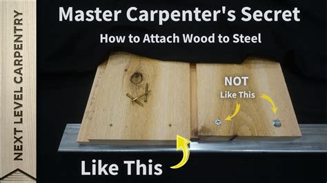 attaching sheet metal to wood|attaching wood to metal container.